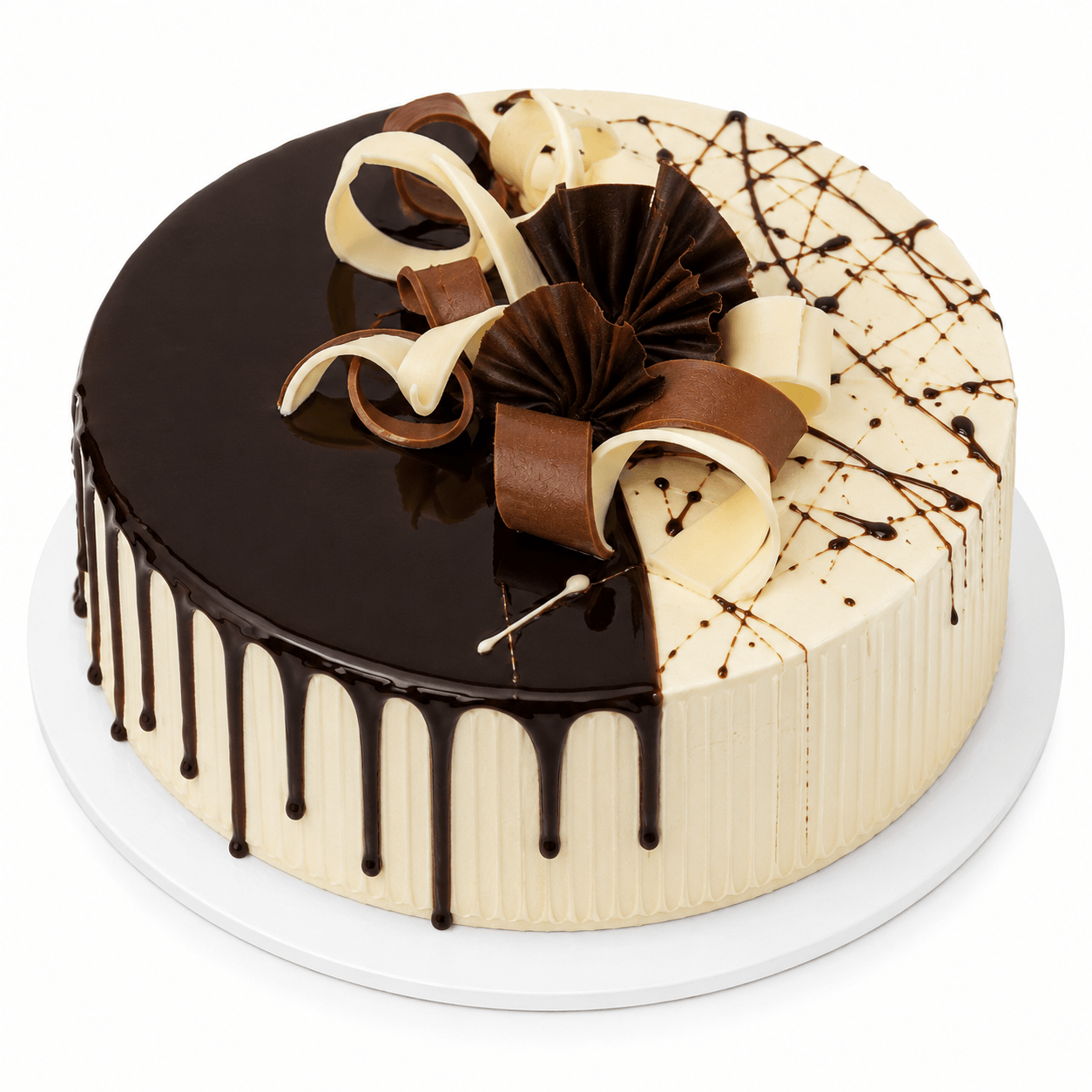 Delightful Choco Vanilla Cake