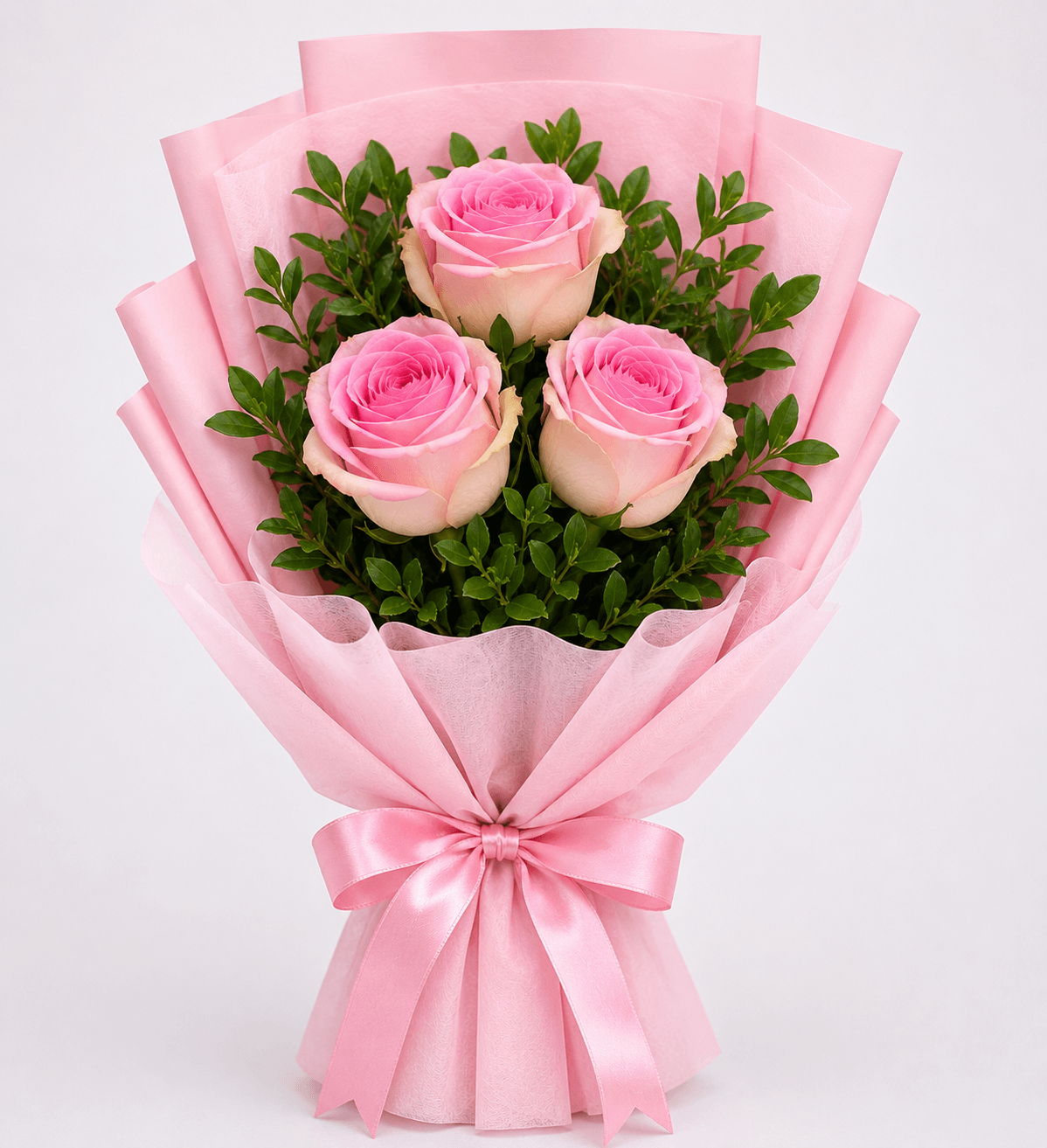 Romantic Pink Rose Arrangement