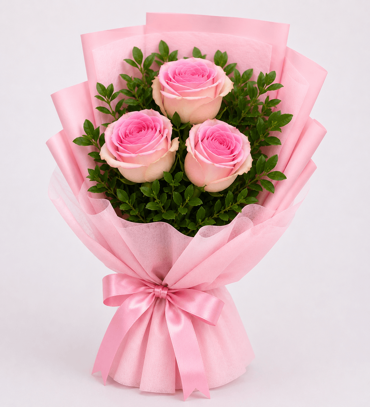 Romantic Pink Rose Arrangement