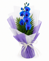 Enchanted Blue Orchid Flower Bouquet