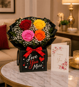 Forever Love Rose Sleeve Flower Bouquet