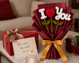 I Love You Crochet Bouquet