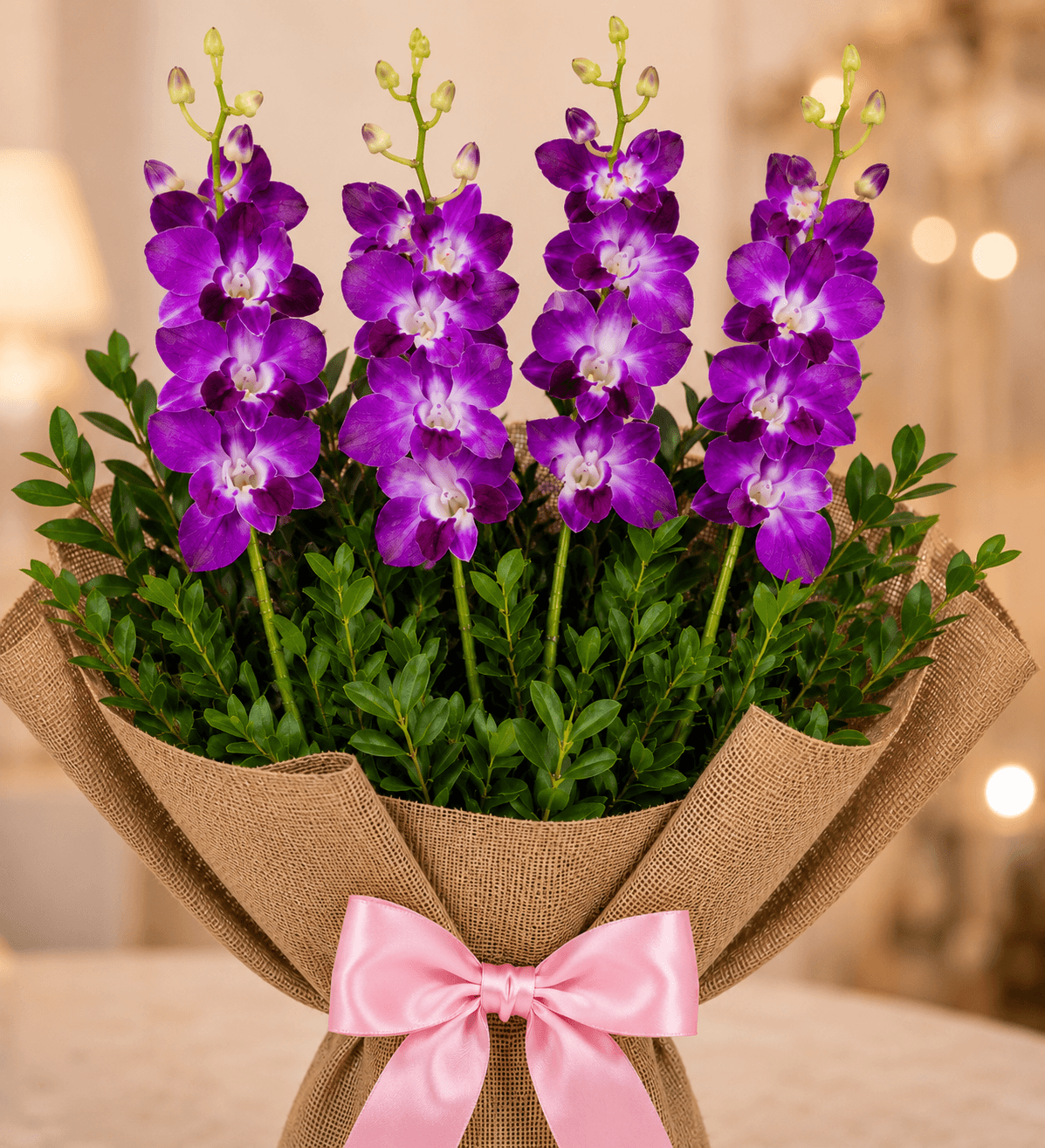 Orchid Drapes