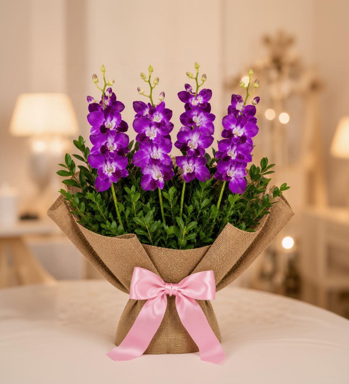 Orchid Drapes