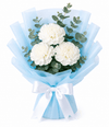 White Whisper Carnation Bunch