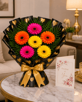 Gerberas Hearts Sleeve Flower Bouquet