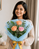 Pastel Bliss Rose Bouquet