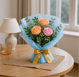 Pastel Bliss Rose Bouquet