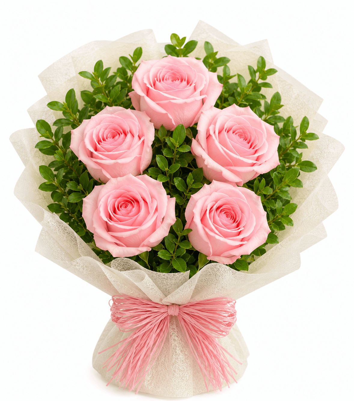 Elegant Pink Rosy Celebration Bouquet