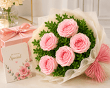 Elegant Pink Rosy Celebration Bouquet