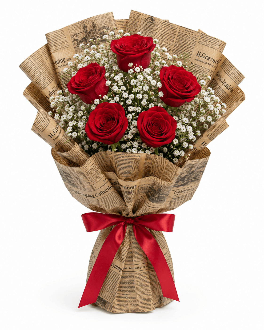 Vintage Rose Wrap Gift