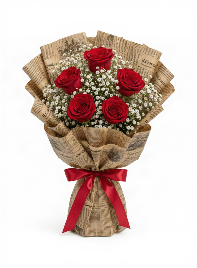 Vintage Rose Wrap Gift