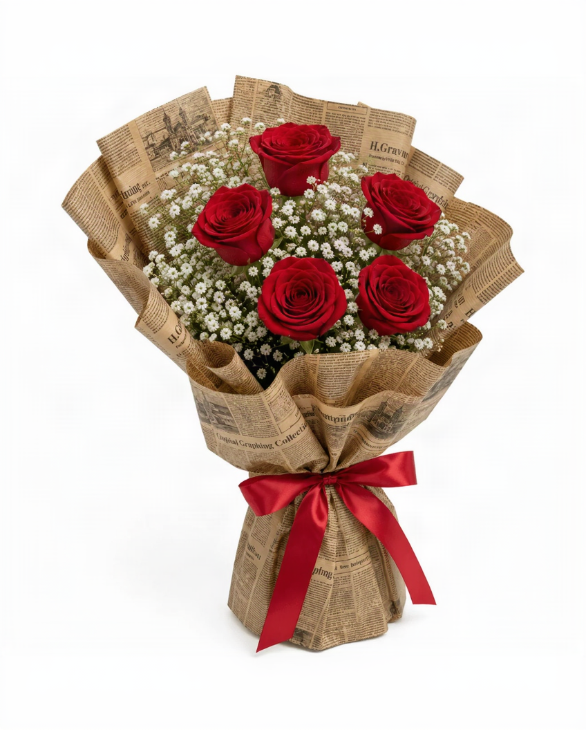 Vintage Rose Wrap Gift