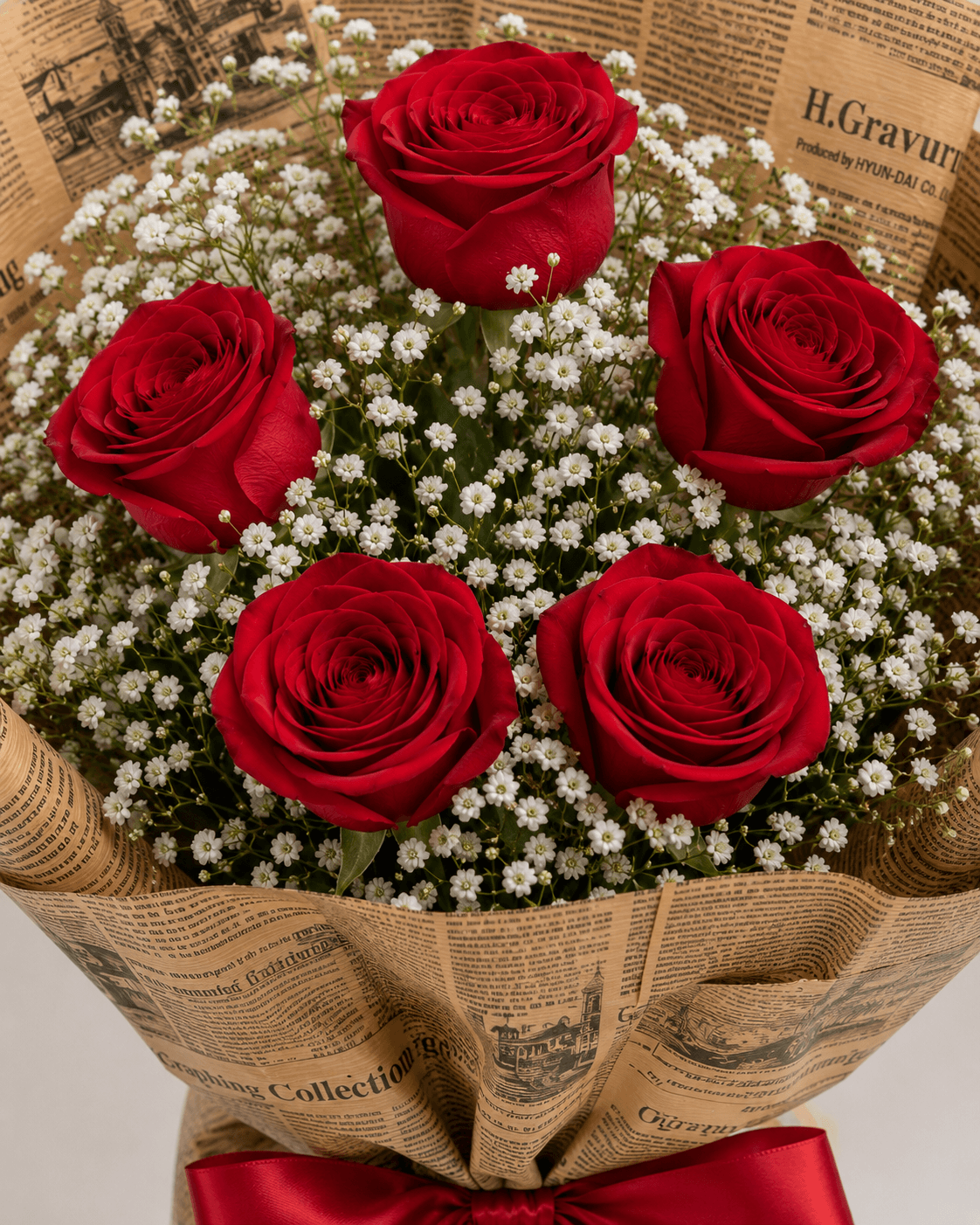 Vintage Rose Wrap Gift