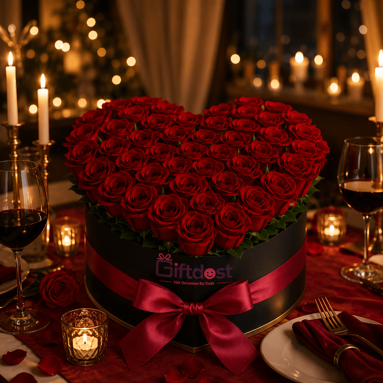 Forever Love Heart Arrangement