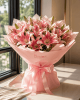 Blushing Lily Elegance Bouquet