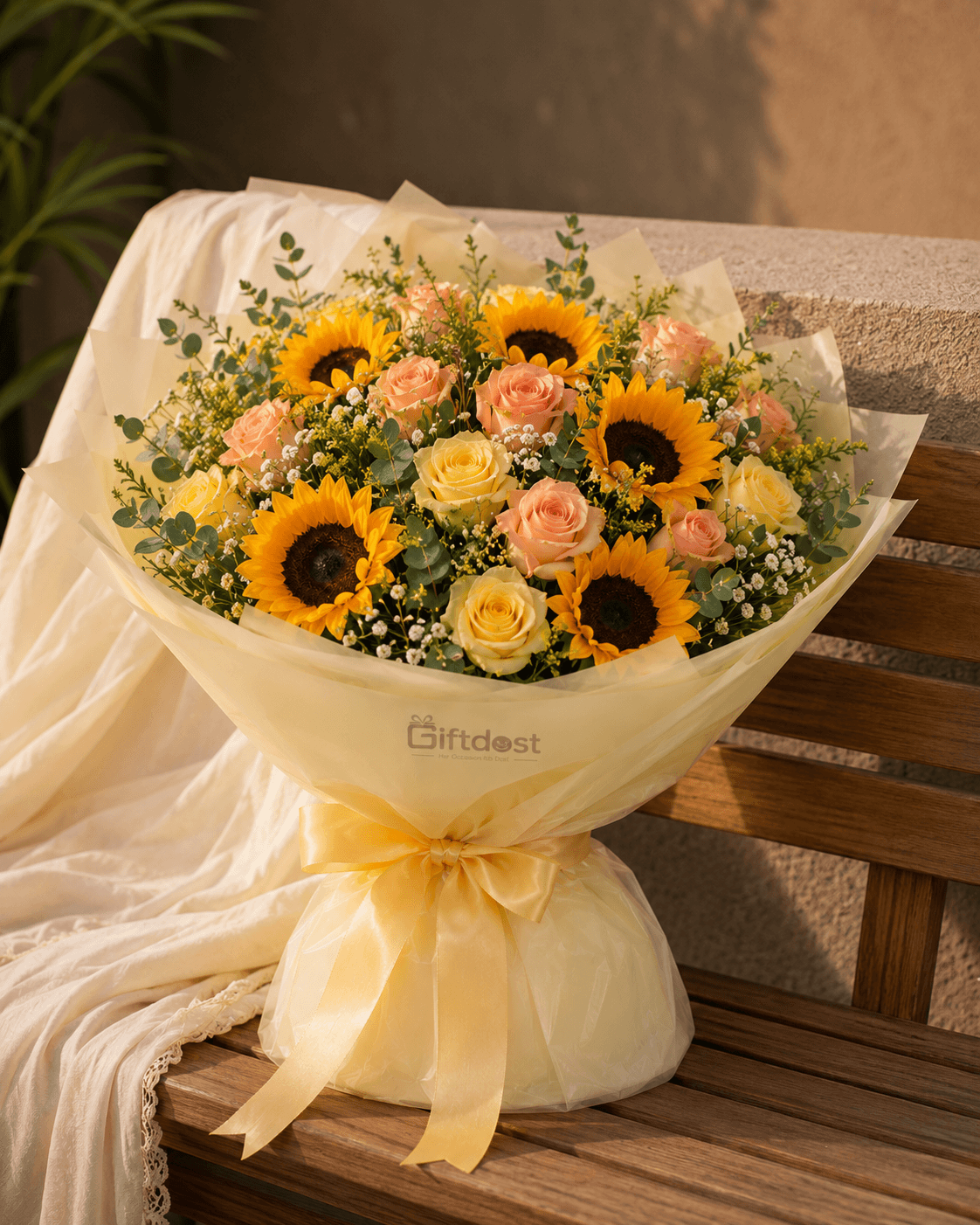 Golden Bloom Sunflower Bouquet