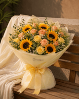 Golden Bloom Sunflower Bouquet