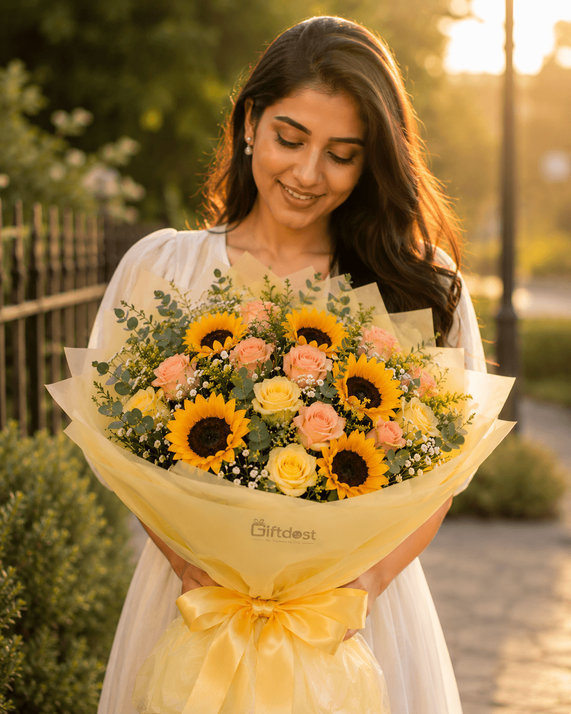 Golden Bloom Sunflower Bouquet