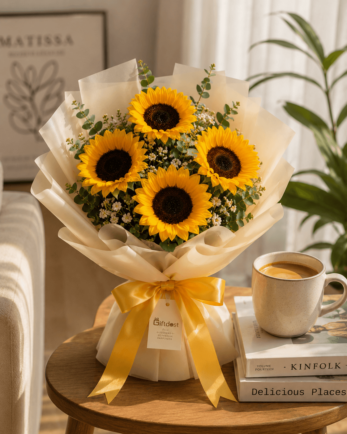Golden Sunshine Bloom Arrangement