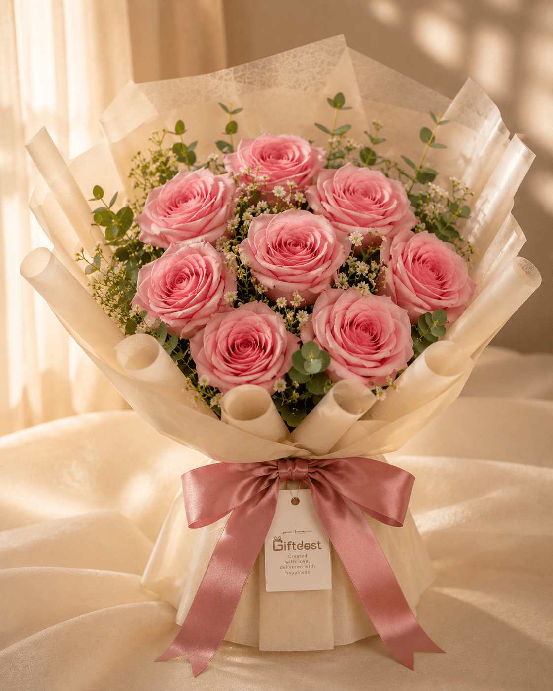 Blush Petal Rose Bouquet