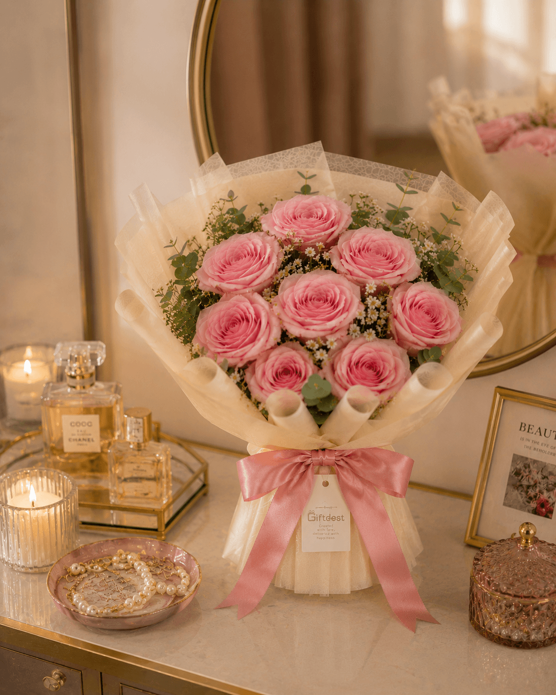 Blush Petal Rose Bouquet