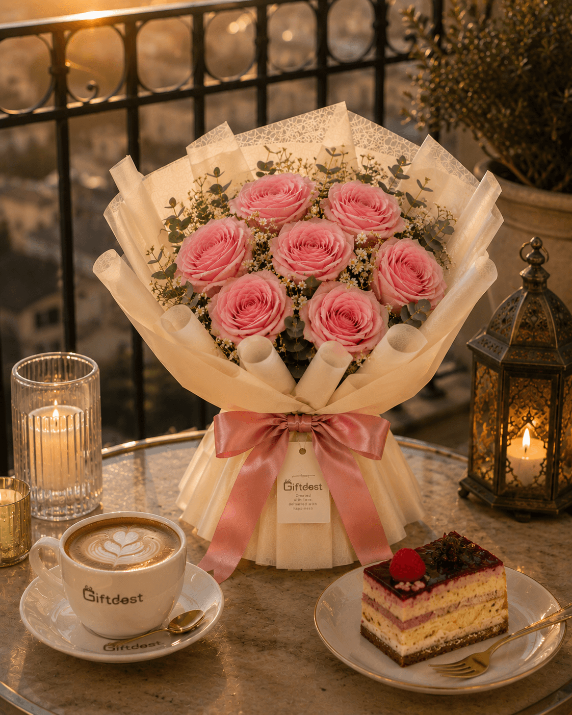 Blush Petal Rose Bouquet