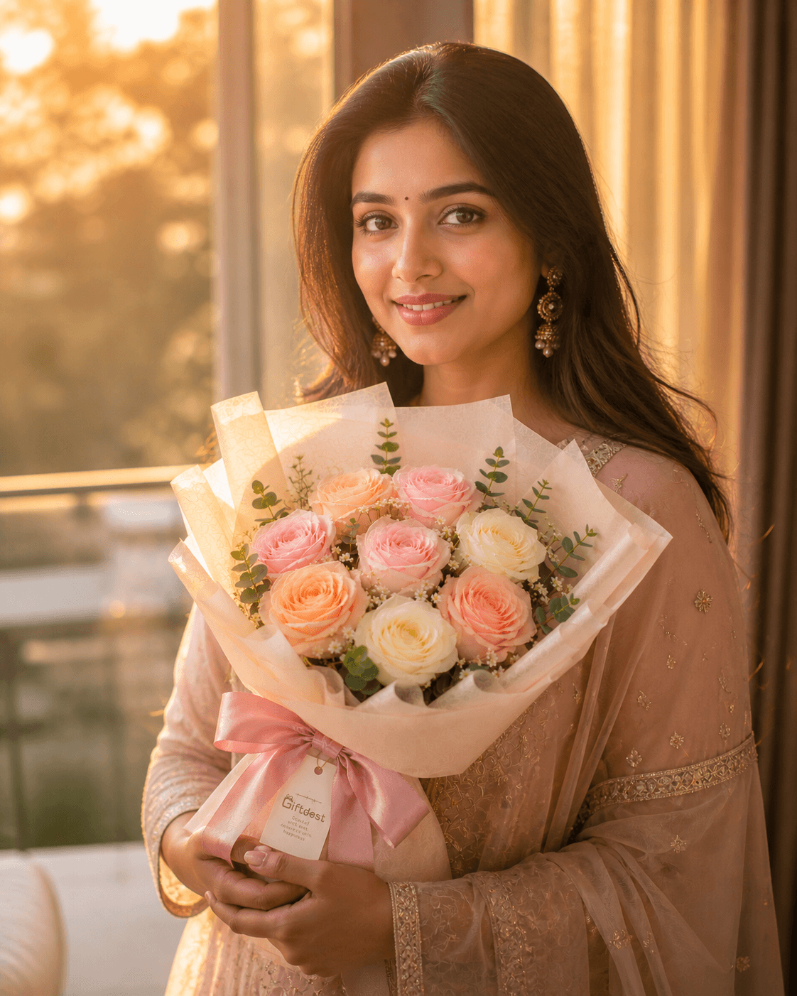 Pastel Dream Rose Bouquet