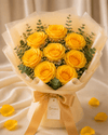 Golden Glow Rose Bouquet