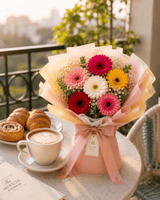 Vibrant Mixed Gerbera Bouquet