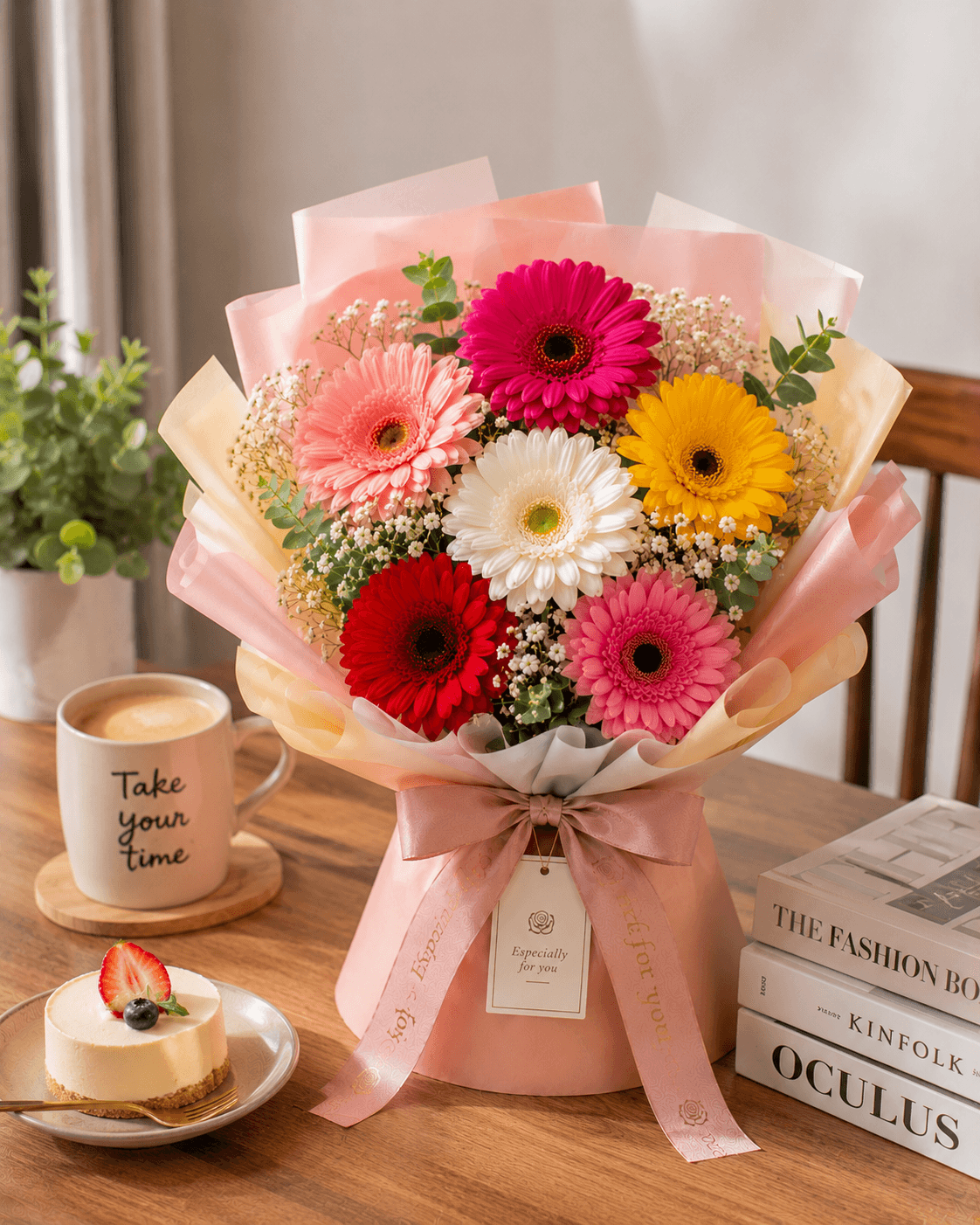 Vibrant Mixed Gerbera Bouquet