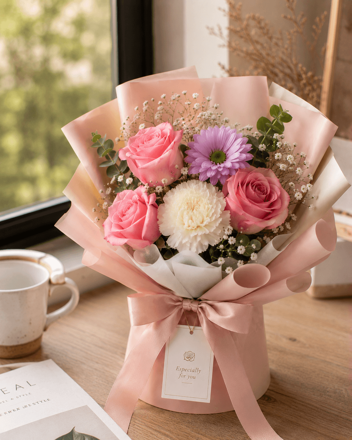 Pastel Serenity Bloom Bouquet