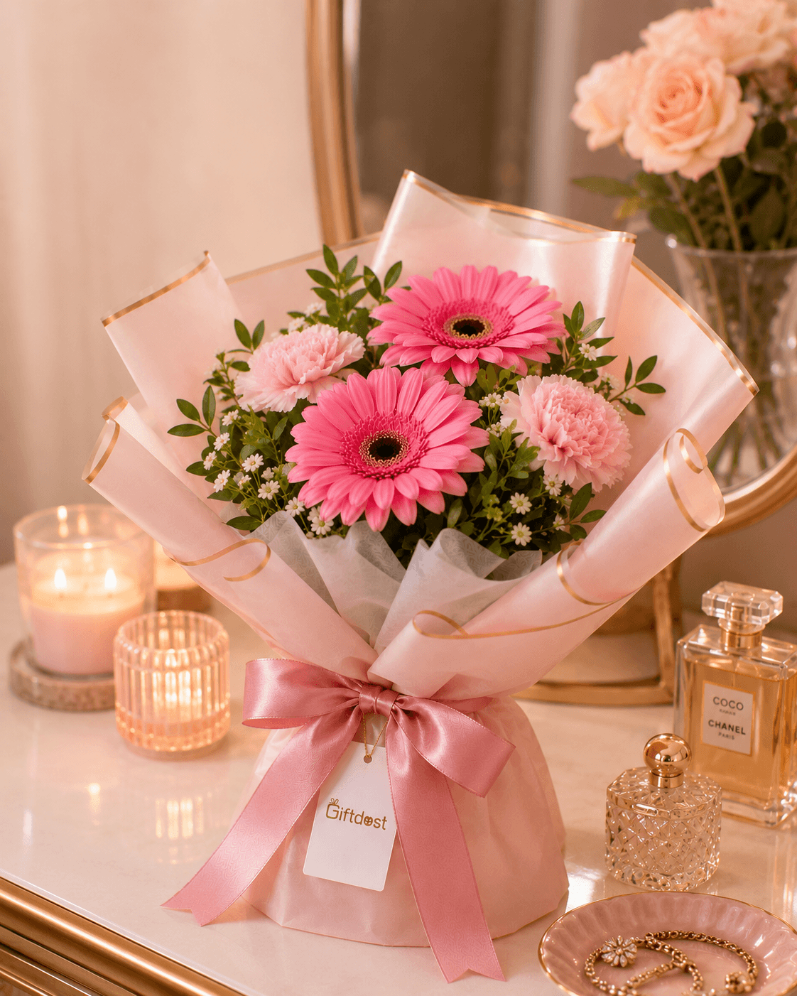 Vibrant Carnation Blooms