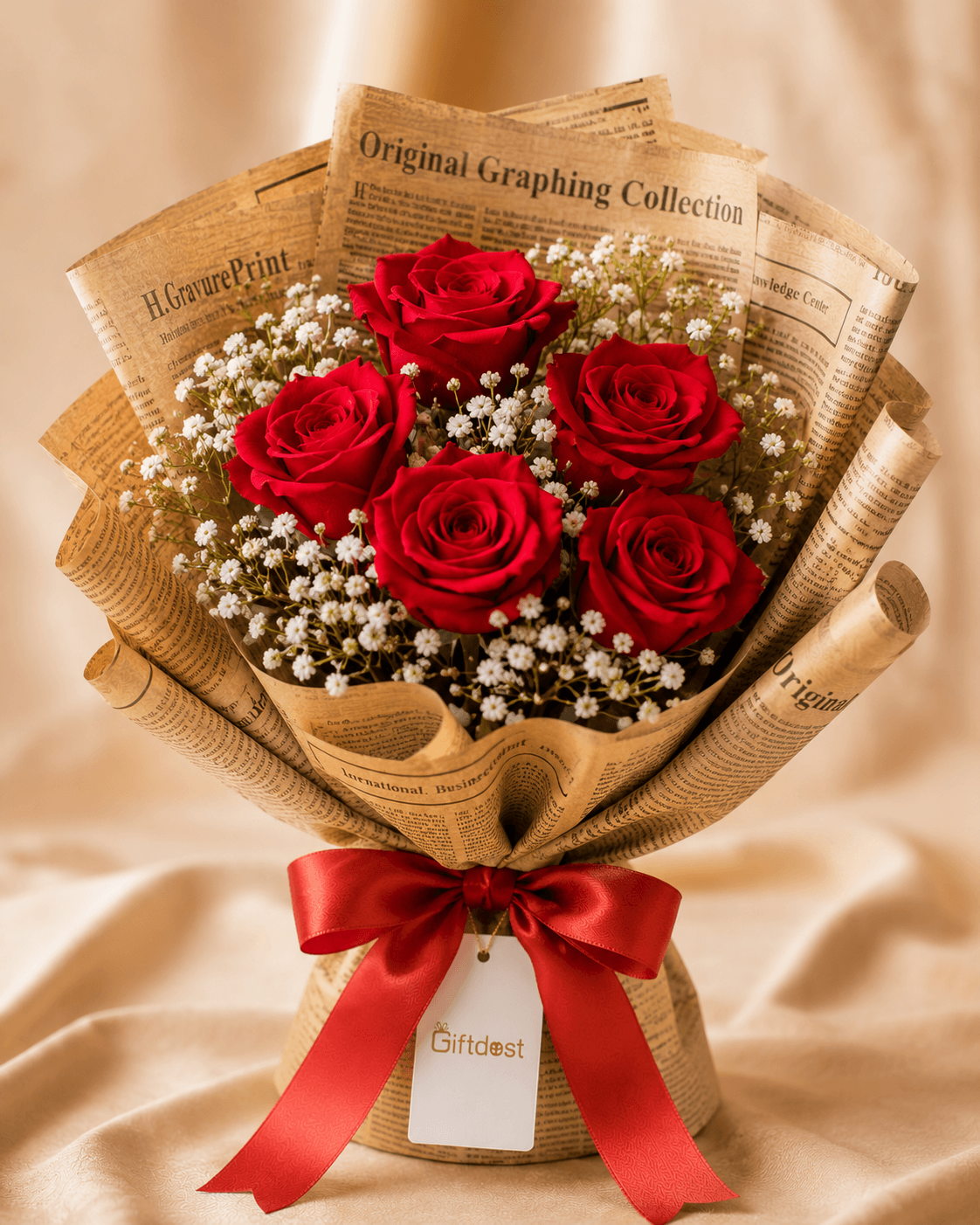 Elegant Vintage Rose Bouquet