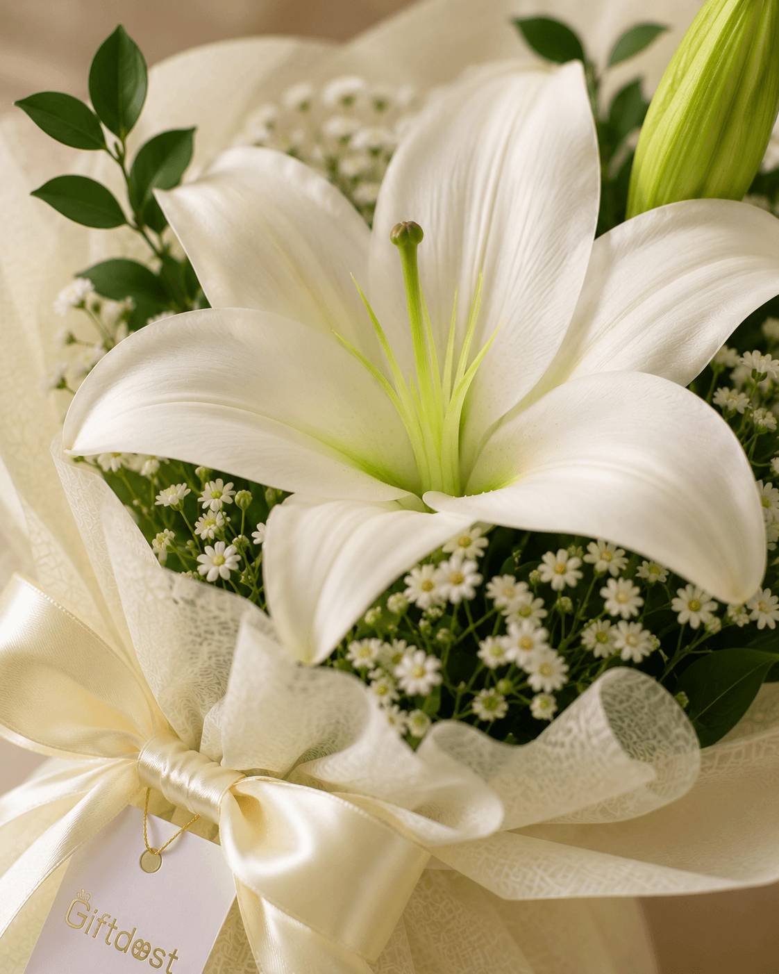 Vibrant Pink Lily Bouquet