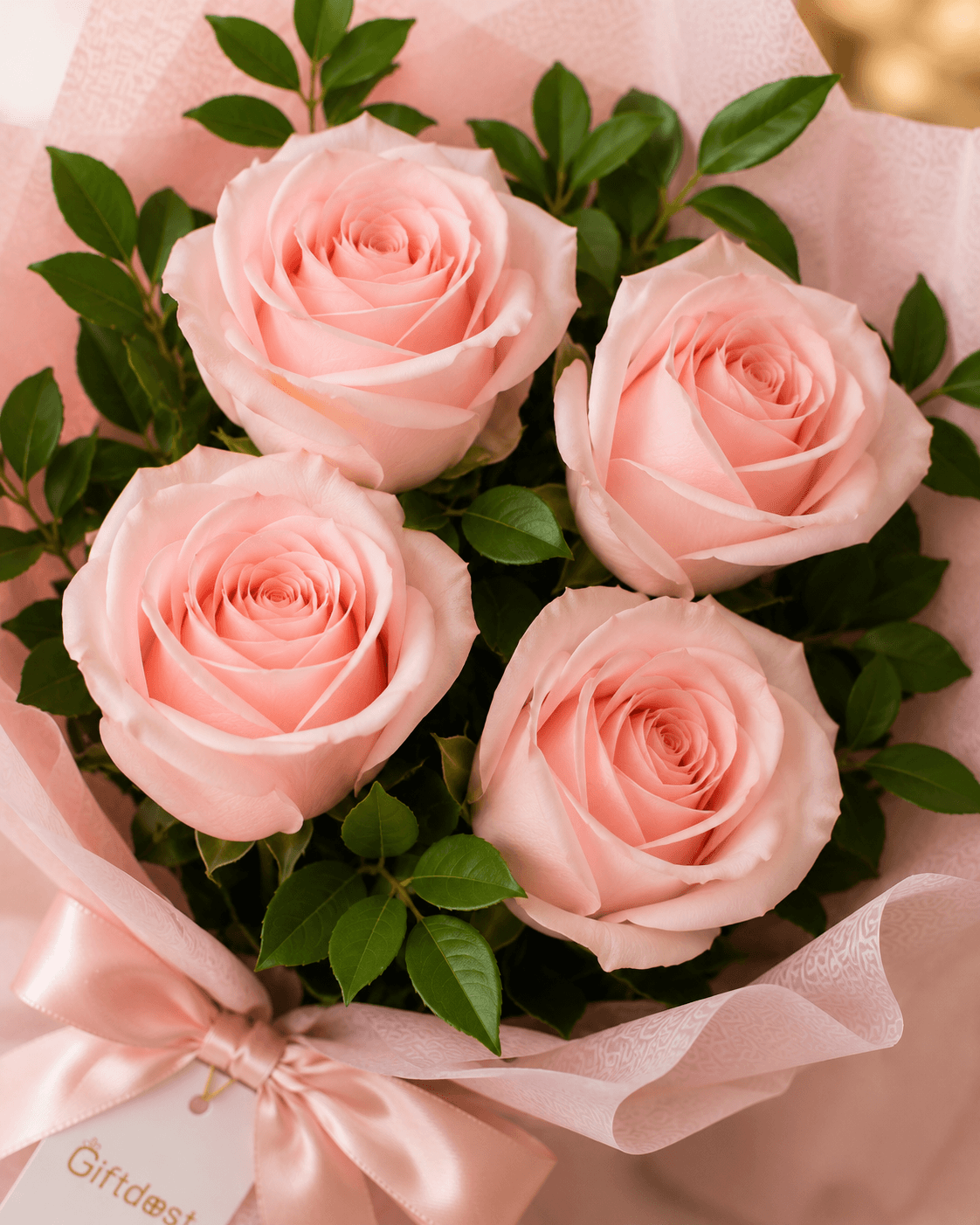 Elegant Pink Rose Bunch