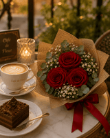 Rustic Red Rose Bouquet
