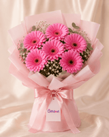 Radiant Blushing Gerbera Bouquet