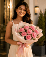 Enchanting Pink Carnation Bouquet