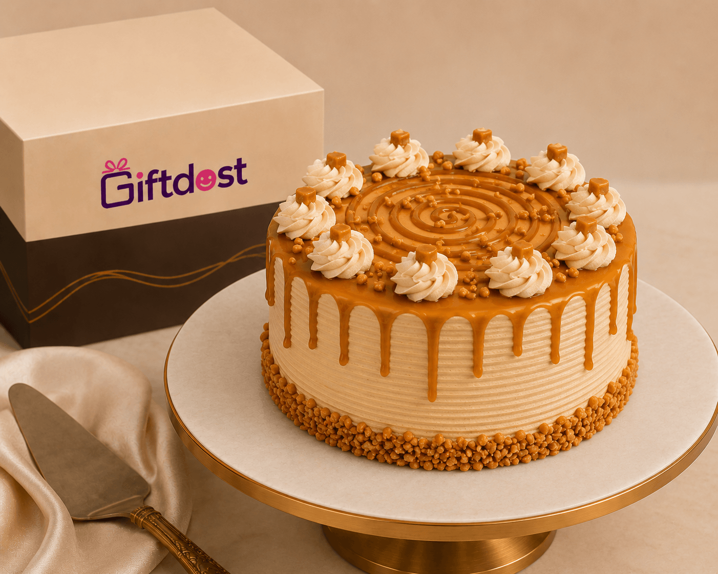 Golden Butterscotch Dream Cake