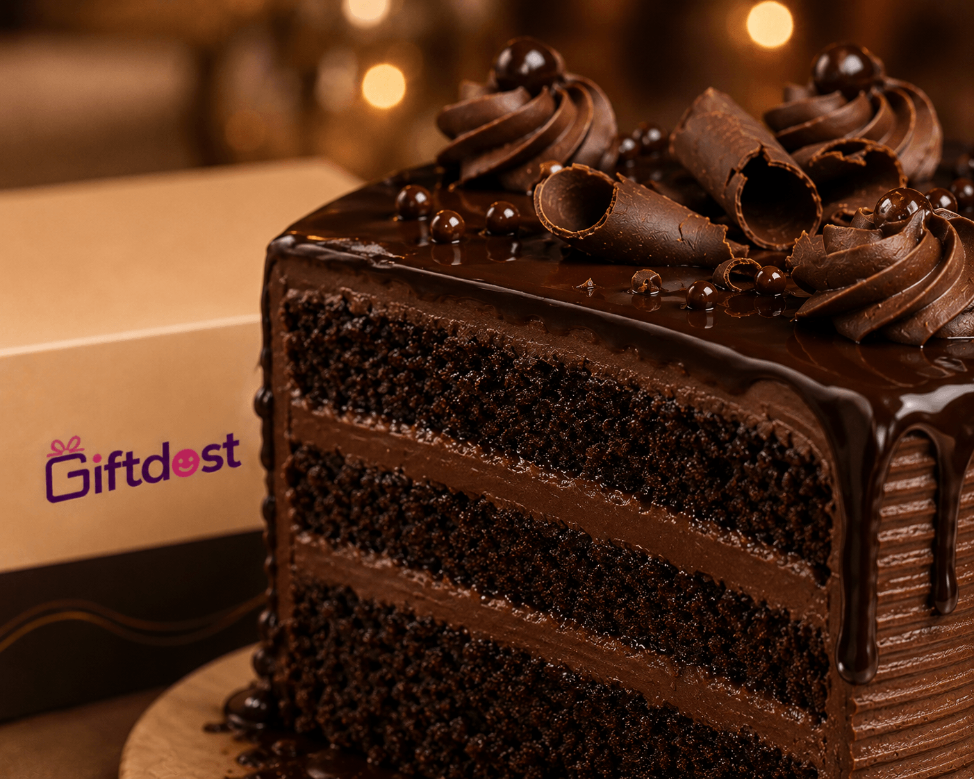 Midnight Chocolate Velvet Cake