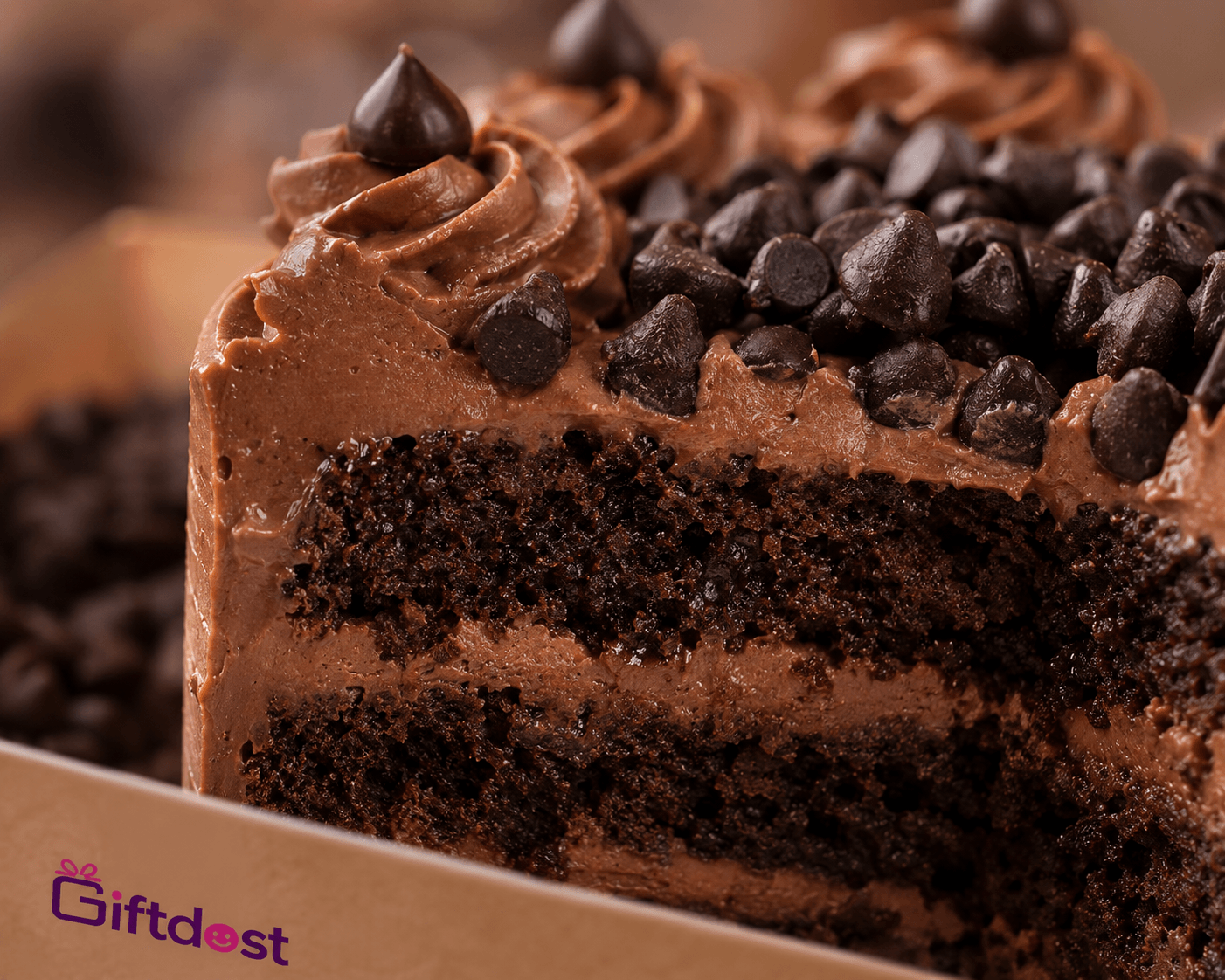 Crunchy Choco Chip Mini Bliss Cake