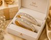 Aria CZ Luxe Designer Bangle Set