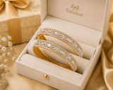 Aria CZ Luxe Designer Bangle Set