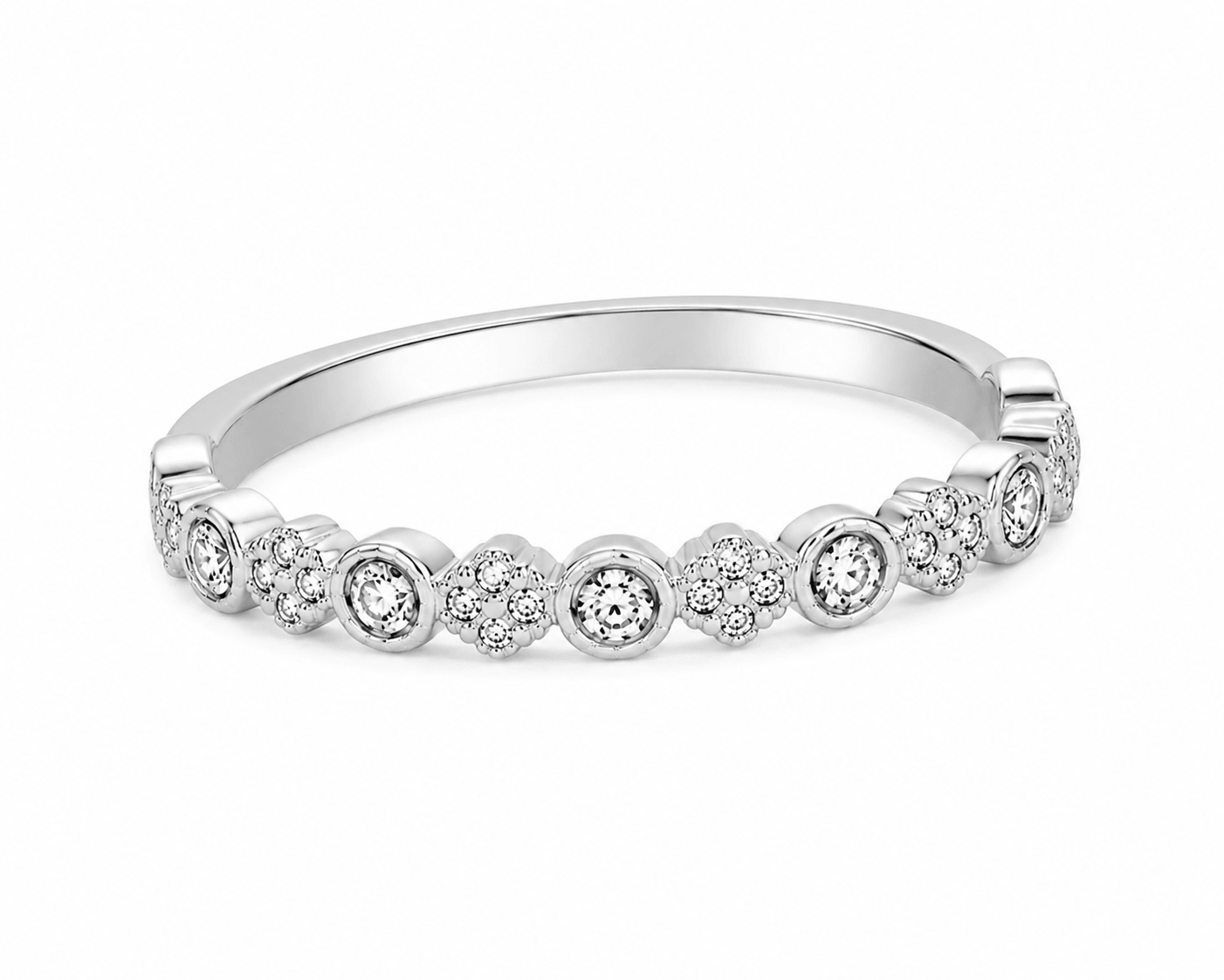 Naisha CZ Luxe Stacking Ring