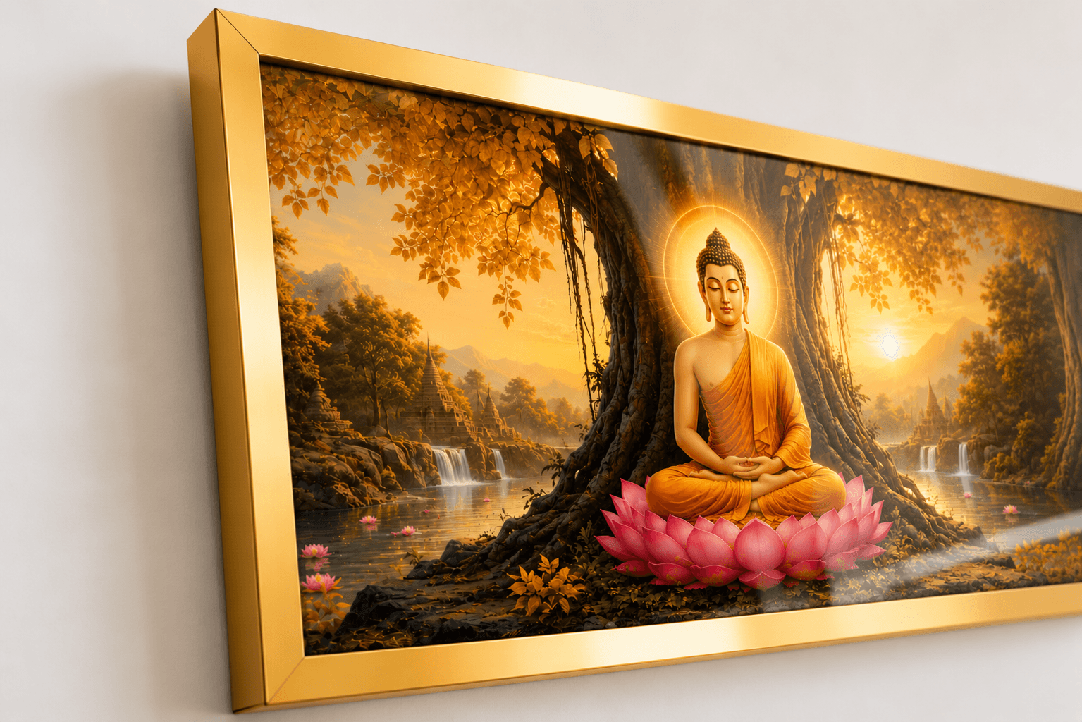 Radiant Buddha Premium Acrylic Wall Art