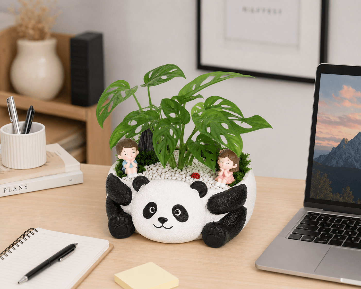 Panda Dreamscape Monstera Planter