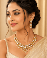 Royal Srinidhi Antique Kundan Necklace Set