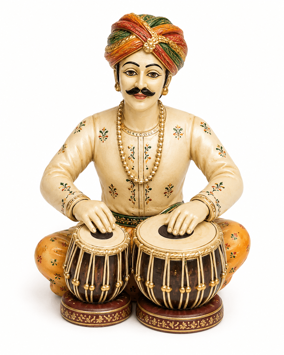Rajasthani Tabla Maestro Resin Showpiece