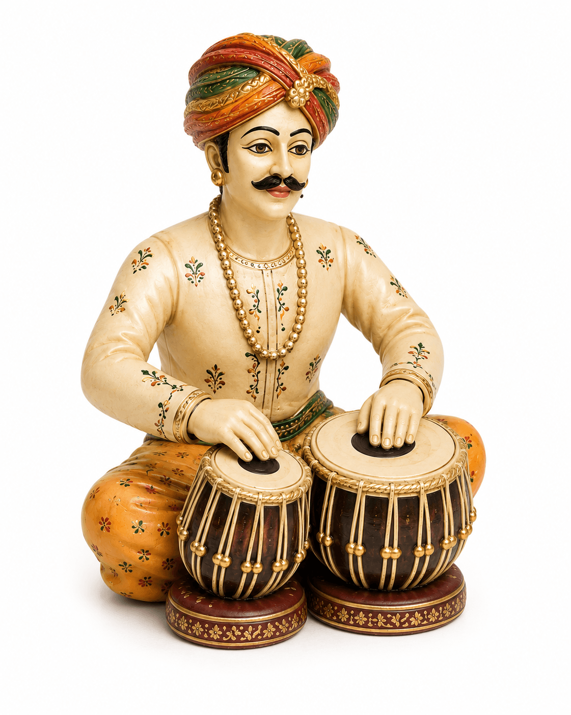 Rajasthani Tabla Maestro Resin Showpiece